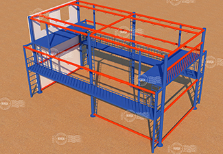 绳索救援训练架